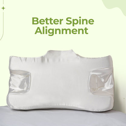 Soft 2 in 1 Contour Beauty Pillow with Silk Cover