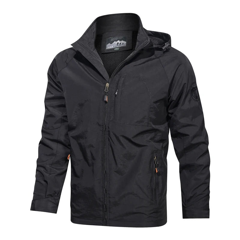 Waterproof Men's Lightweight Windbreaker Coat - Luxivelle