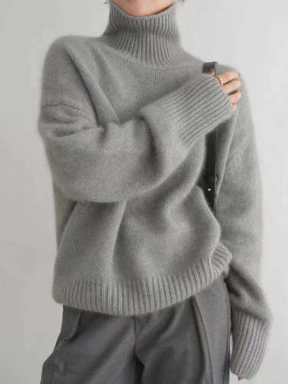 Luxurious Soft Crew Neck Cashmere Sweater