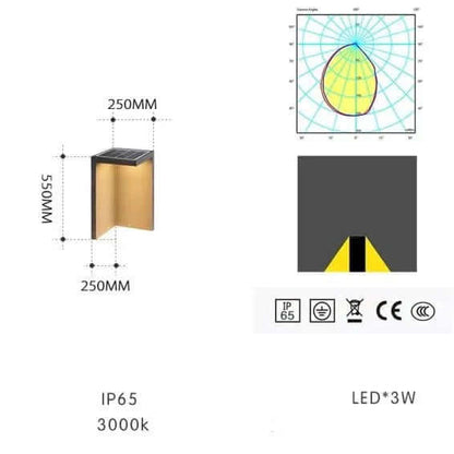 Waterproof Solar Powered Garden Lamp