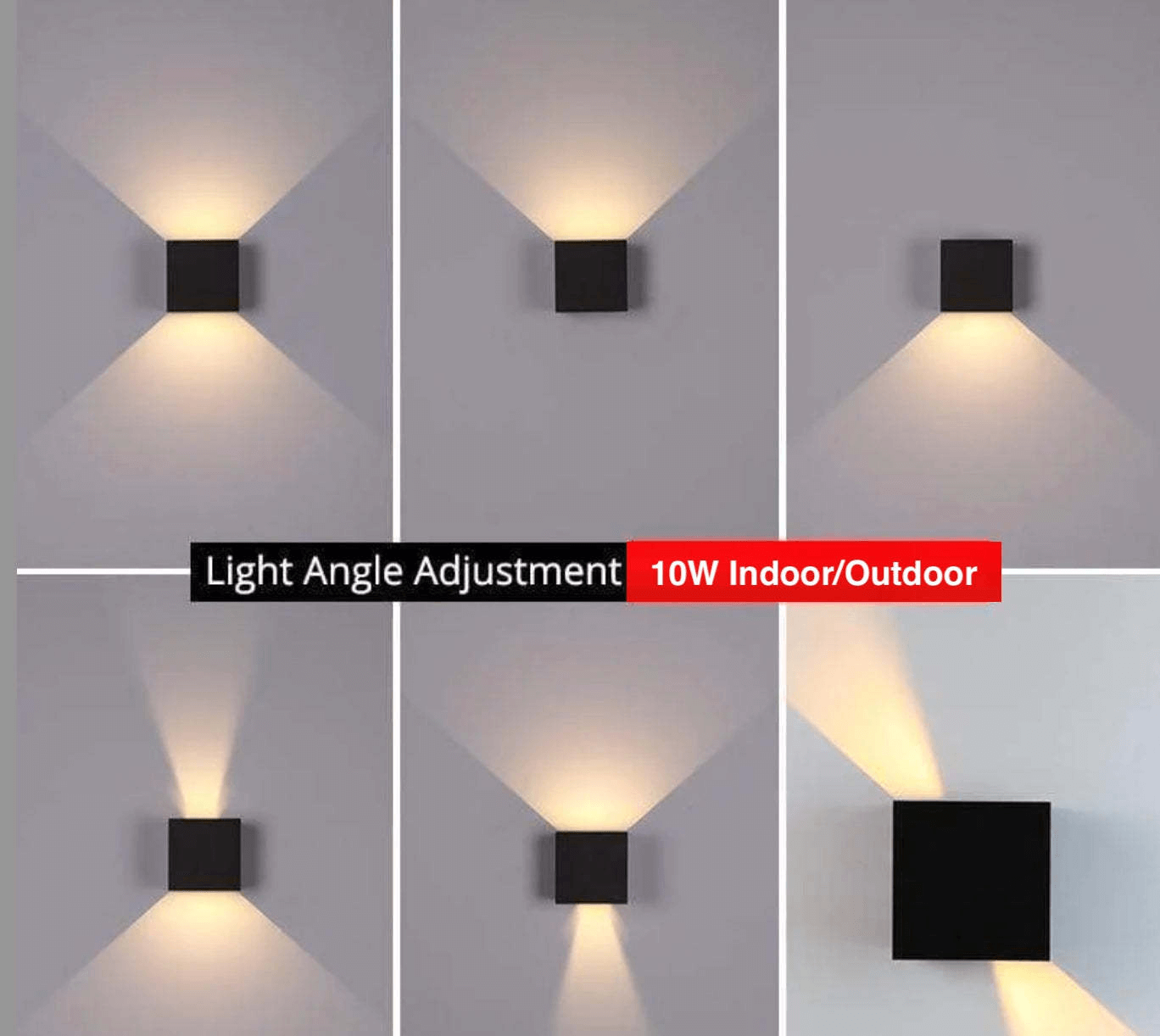 Weatherproof LED Indoor/Outdoor Wall Light