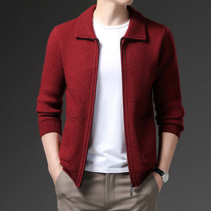 Men's Classic Zip Up Sweater