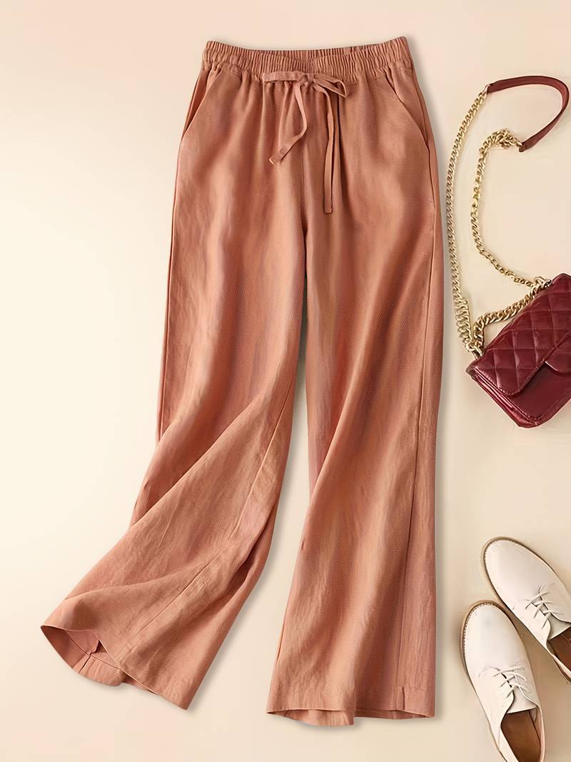 Comfortable Elastic Waist Pants