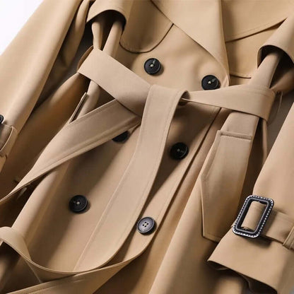 Timeless Double Breasted Ladies Trench Coat
