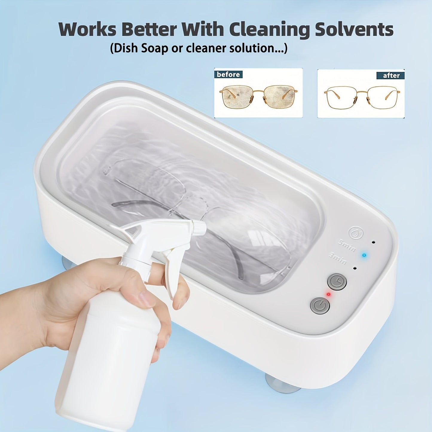 Professional Jewelry Cleaning Solution for Rings and Accessories