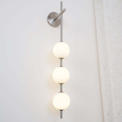 Sleek Round Glass Wall Light
