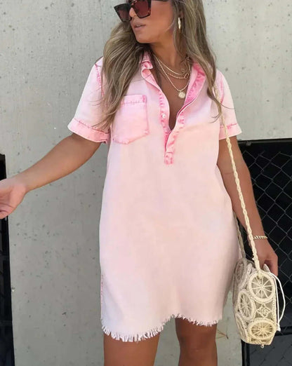 Ladies Classic Casual Jeans Shirt
