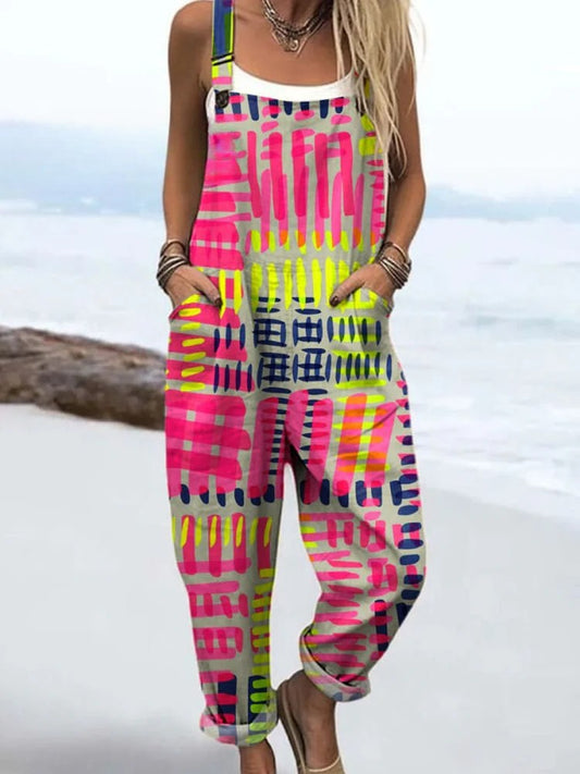 Trendy Colorful Jumpsuit - Luxivelle