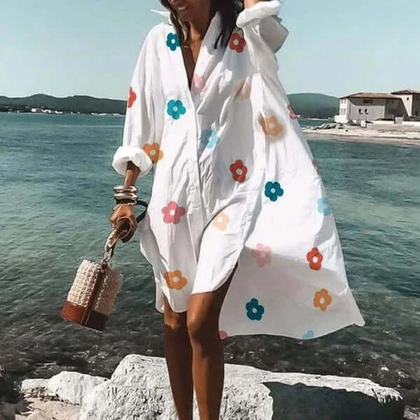 Comfortable Summer Short Sleeve Dress