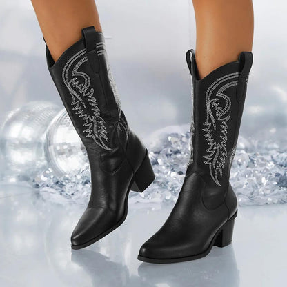 Holly | Vintage Charm Cowboy Boots