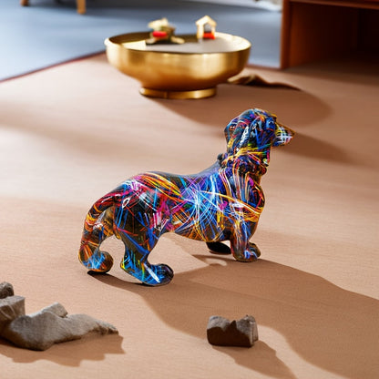 Fun Dog Figurine Dachshund Home Decor