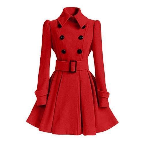Ladies Water Resistant Parka Trench Coat - Luxivelle
