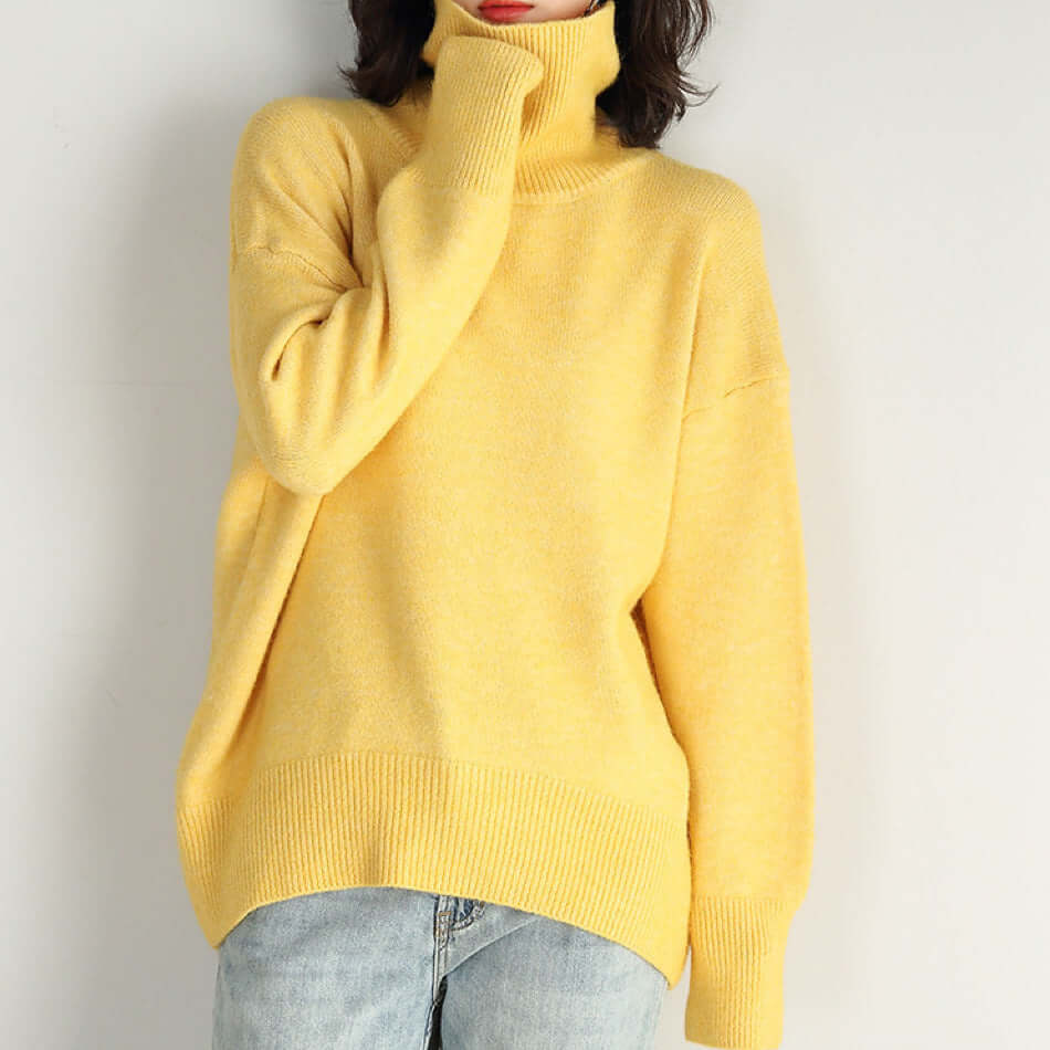 Women's Cozy Chunky Knit Sweater - Luxivelle