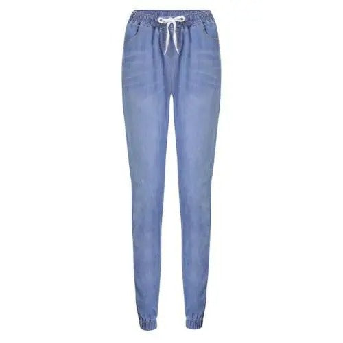 Harmony | Comfortable Cotton Blend Denim Joggers