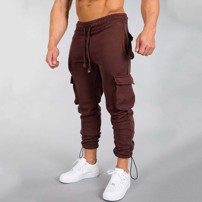 Men's Athletic Fit Elastic Waist Joggers Pants