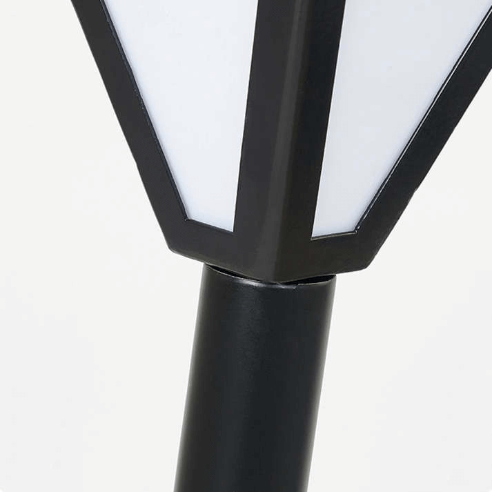 Outdoor Solar Powered Black Security Light