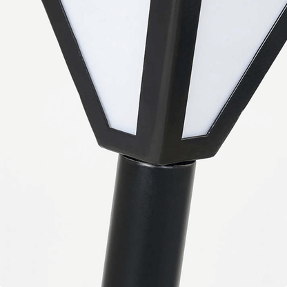 Outdoor Solar Powered Black Security Light