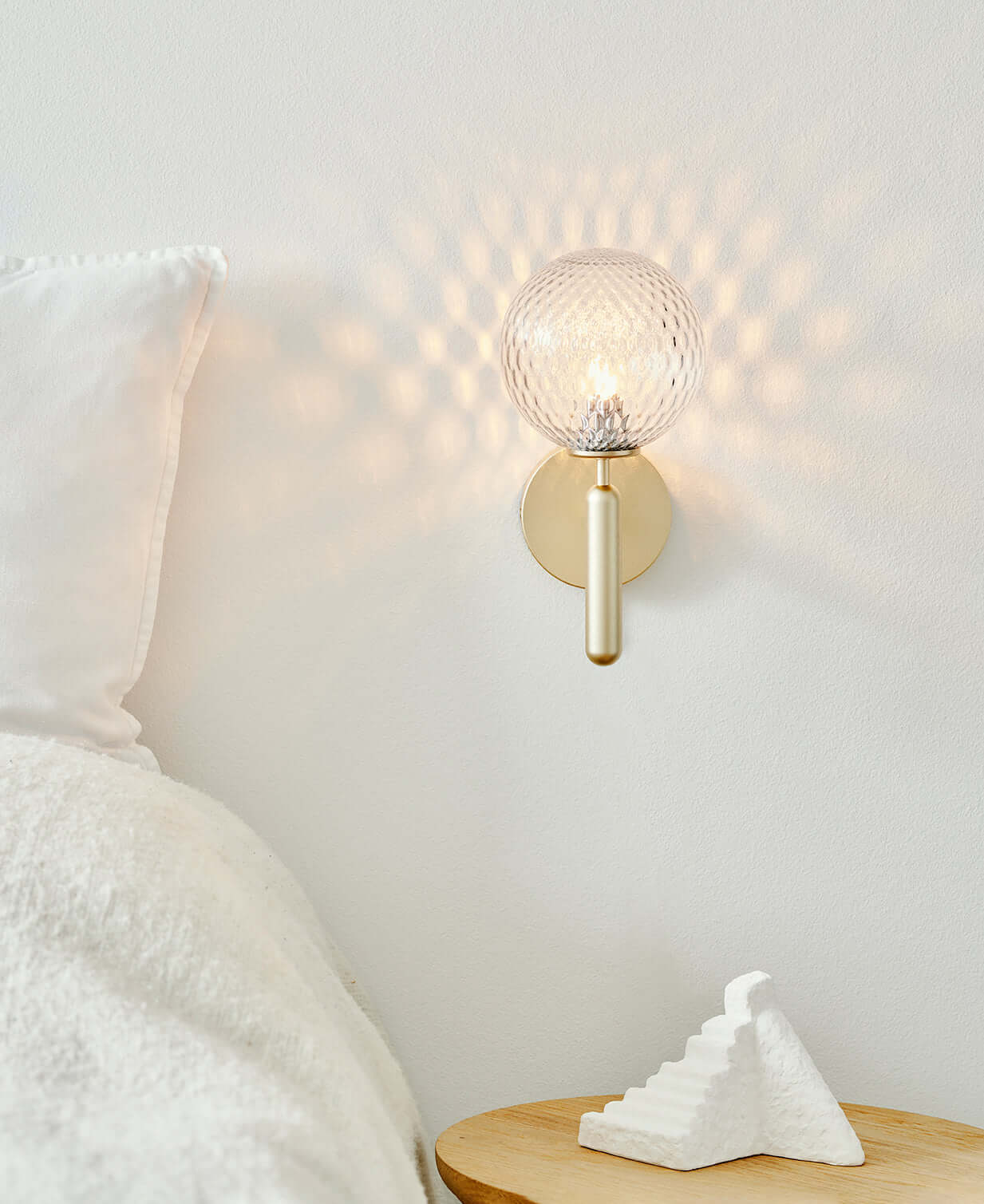 Stylish Glass Wall Light Fixture