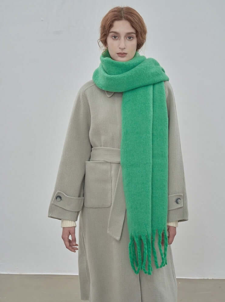 Large Plain Colour Warm Scarf