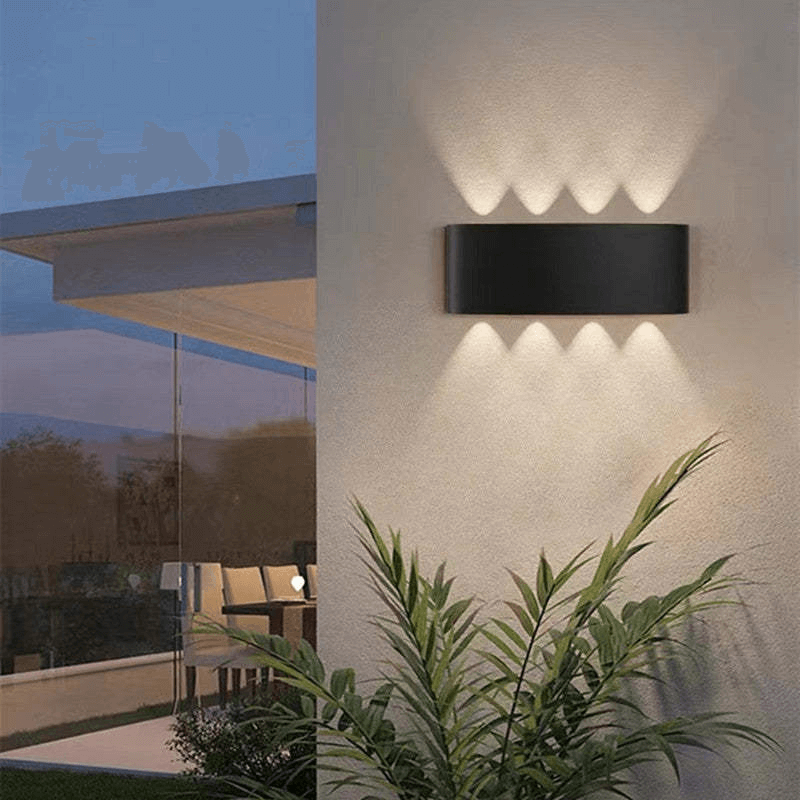 Contemporary LED Outdoor Wall Lamp - Luxivelle