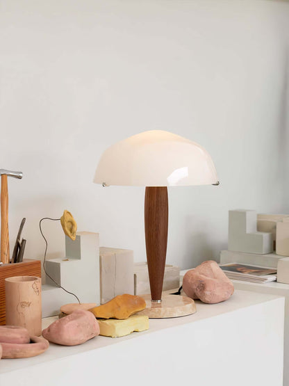 Stylish Wooden Desk Table Lamp