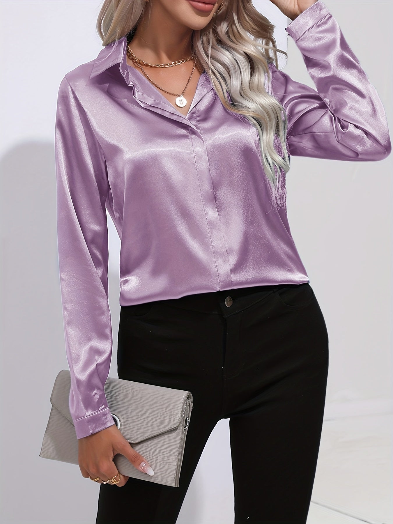 Ladies Classic Point Collar Shirt