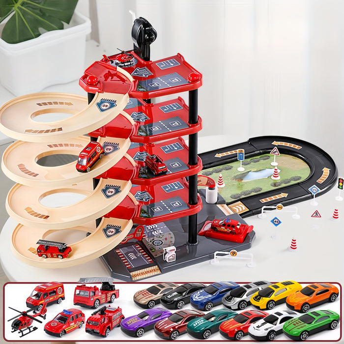 Ultimate Fire Station Playset with Trucks and Accessories