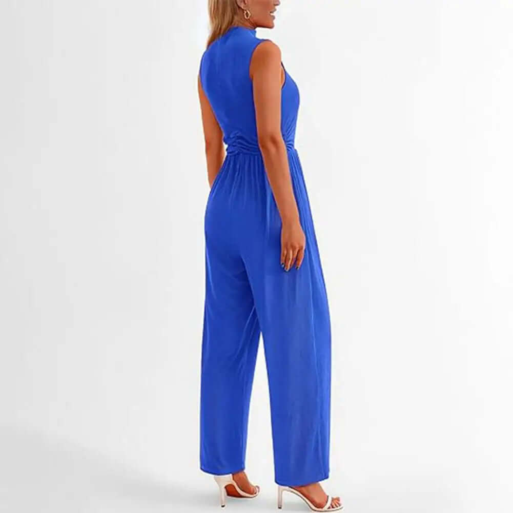 Ladies' Chic Flowy Wide Leg Jumpsuit