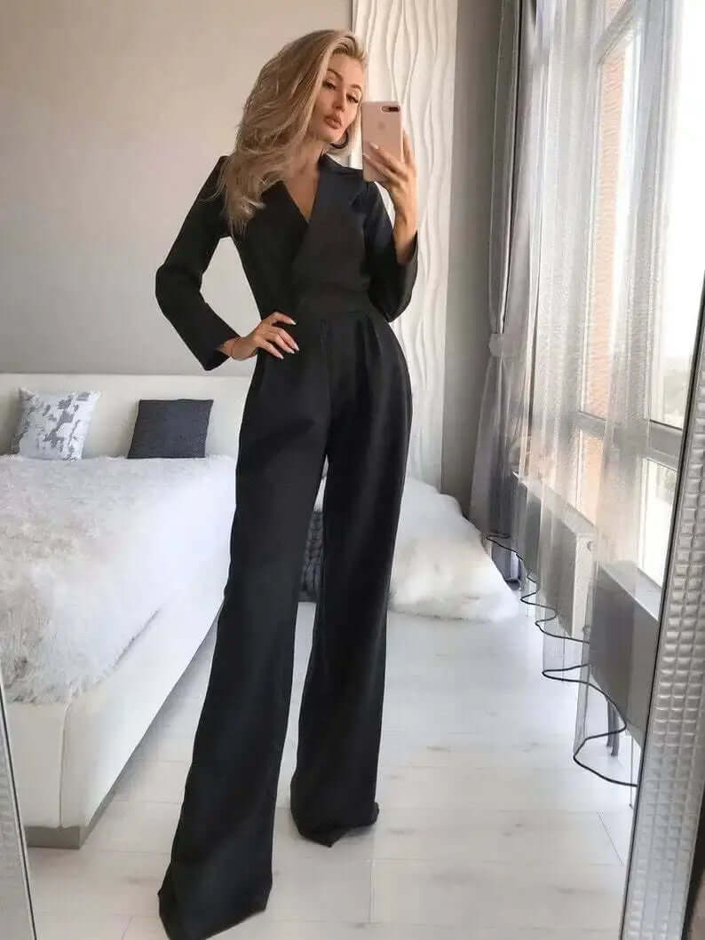 Ladies' Fit Loose Leg Romper - Luxivelle