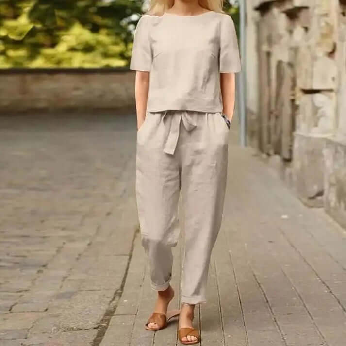 Lightweight Ladies' Holiday Two Piece Outfit