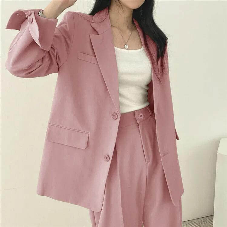 Classic Fit Jacket and Trousers Suit Set