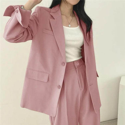 Classic Fit Jacket and Trousers Suit Set