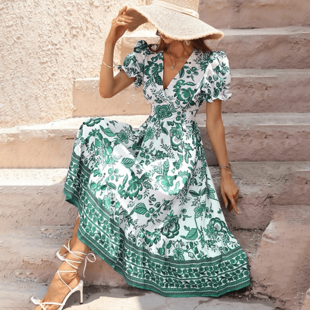 Classic Beautiful Floral Dress