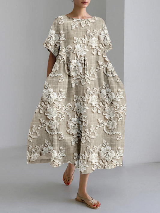 Colorful Flower Women's Dress - Luxivelle
