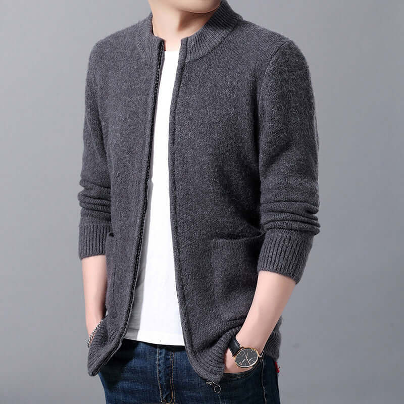 Men's Classic Zip Up Sweater