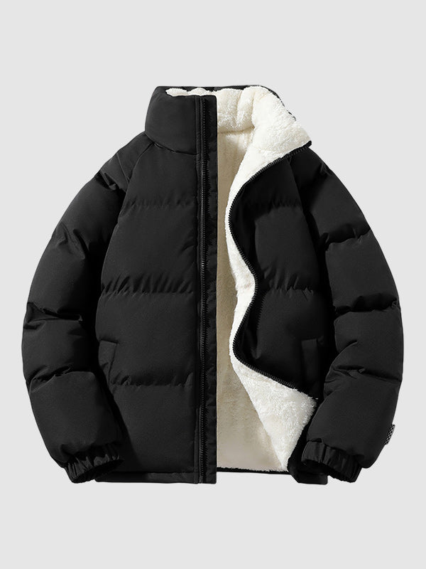 Warm Padded Men's Puffer Coat - Luxivelle