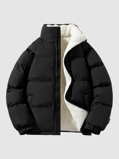 Warm Padded Men's Puffer Coat - Luxivelle