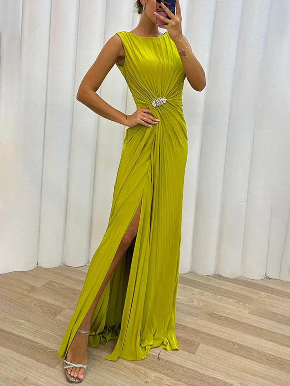 Flowy Long Formal Party Dress - Luxivelle