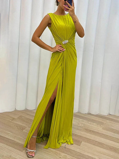 Flowy Long Formal Party Dress - Luxivelle