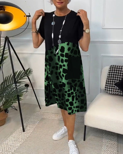 Classic Ladies Floral Midi Dress