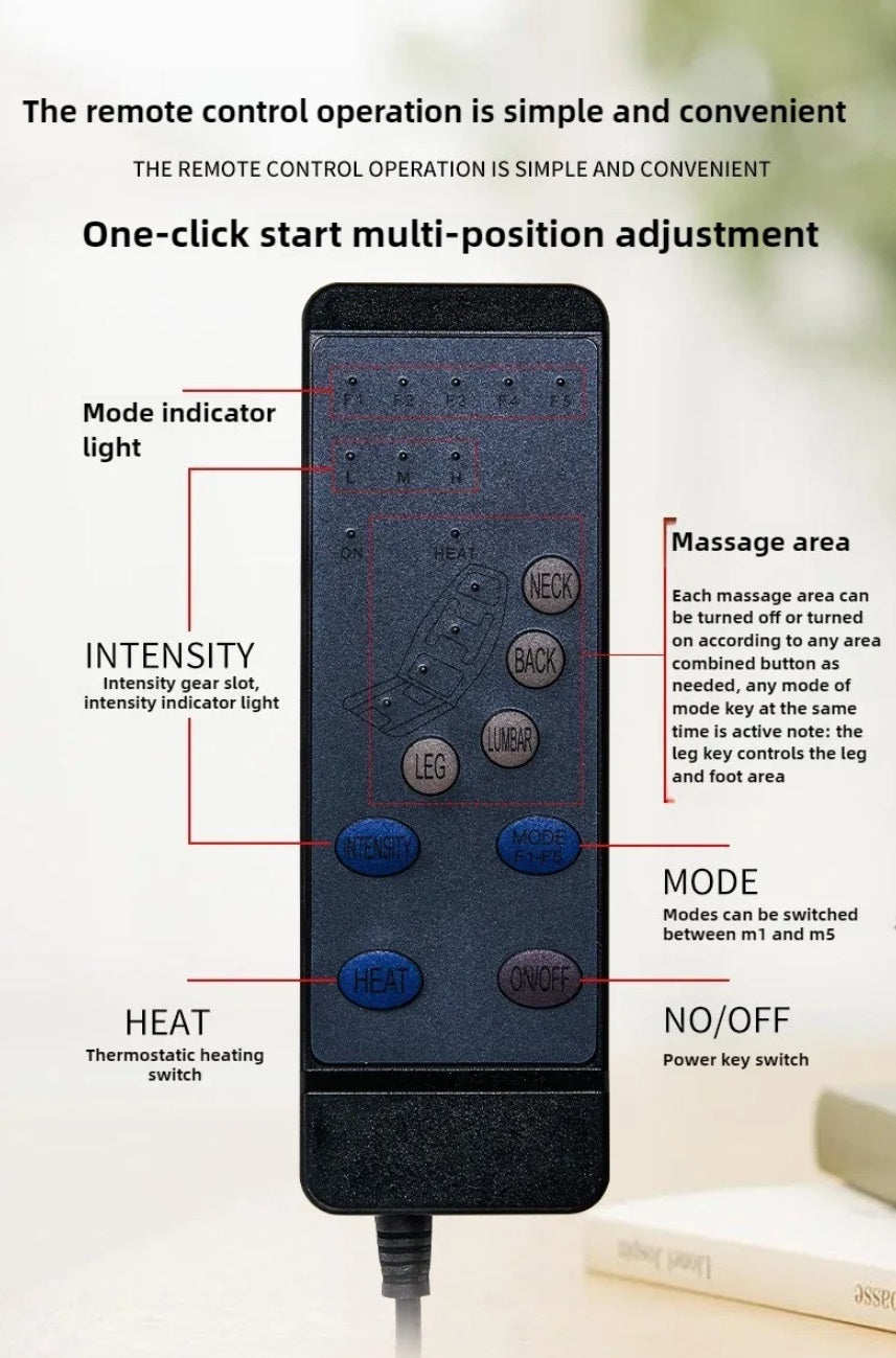 Relaxing Heat Therapy Massage Pad