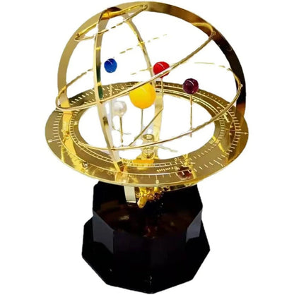 Beautiful Brass Solar System Globe Model - Luxivelle