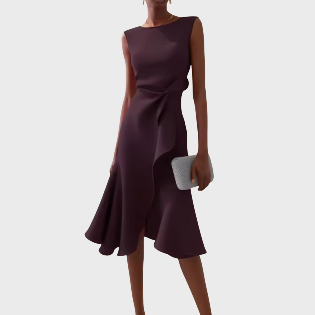 Elegant Flowy Midi Dress