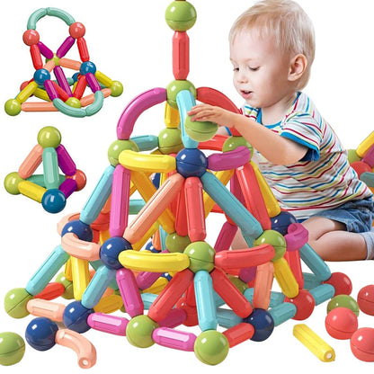 Fun Magnetic Building Blocks for Kids STEM Toy