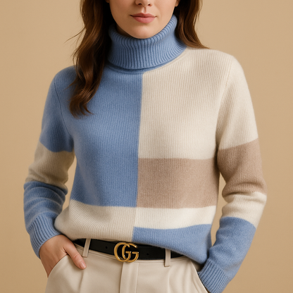 Cozy Women's Oversized Knit Sweater - Luxivelle