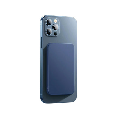 "10,000mAh MagSafe power bank for iPhone, sleek design, wireless charging, vibrant colors, portable, lightweight."