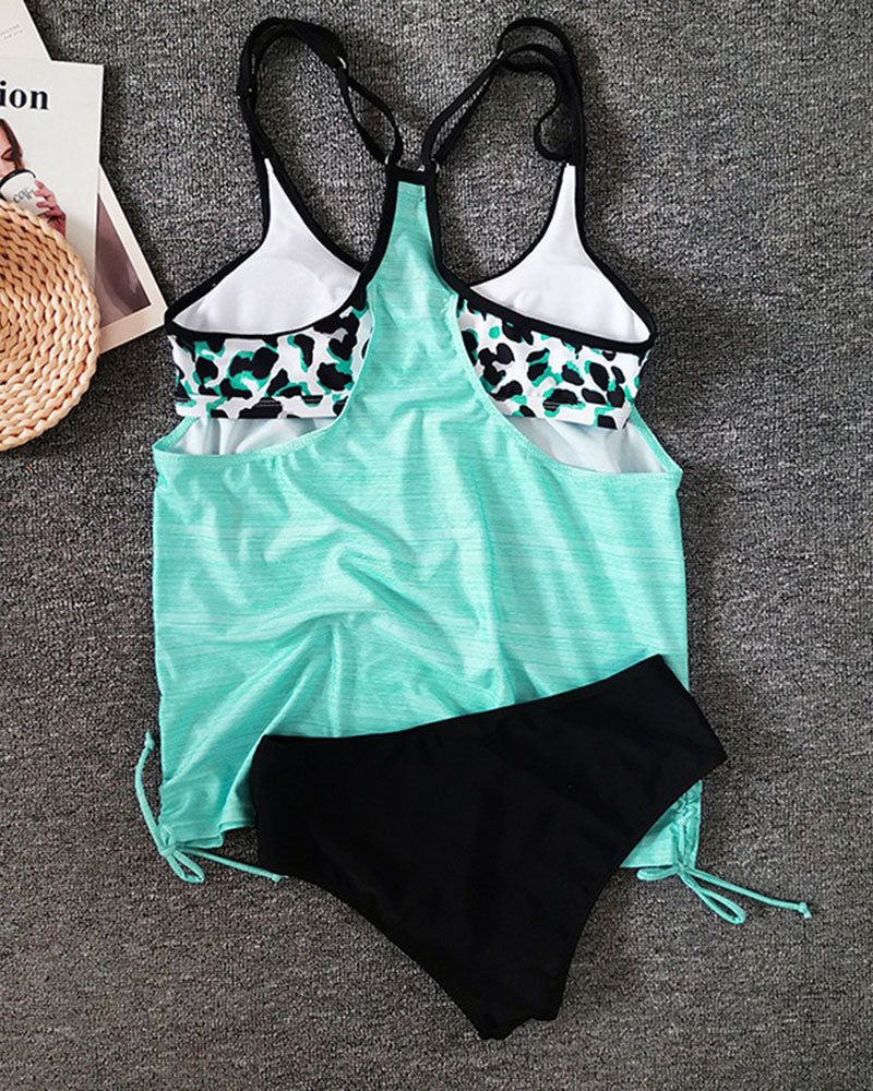 Women's Classic Animal Print Swimsuit Tankini