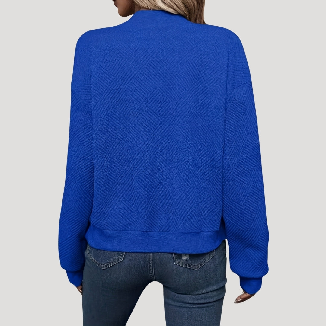 Slim Fit Women's Zip Up Bomber Jacket