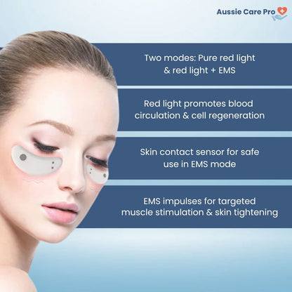 Advanced Red Light Eye Massager Therapy Device