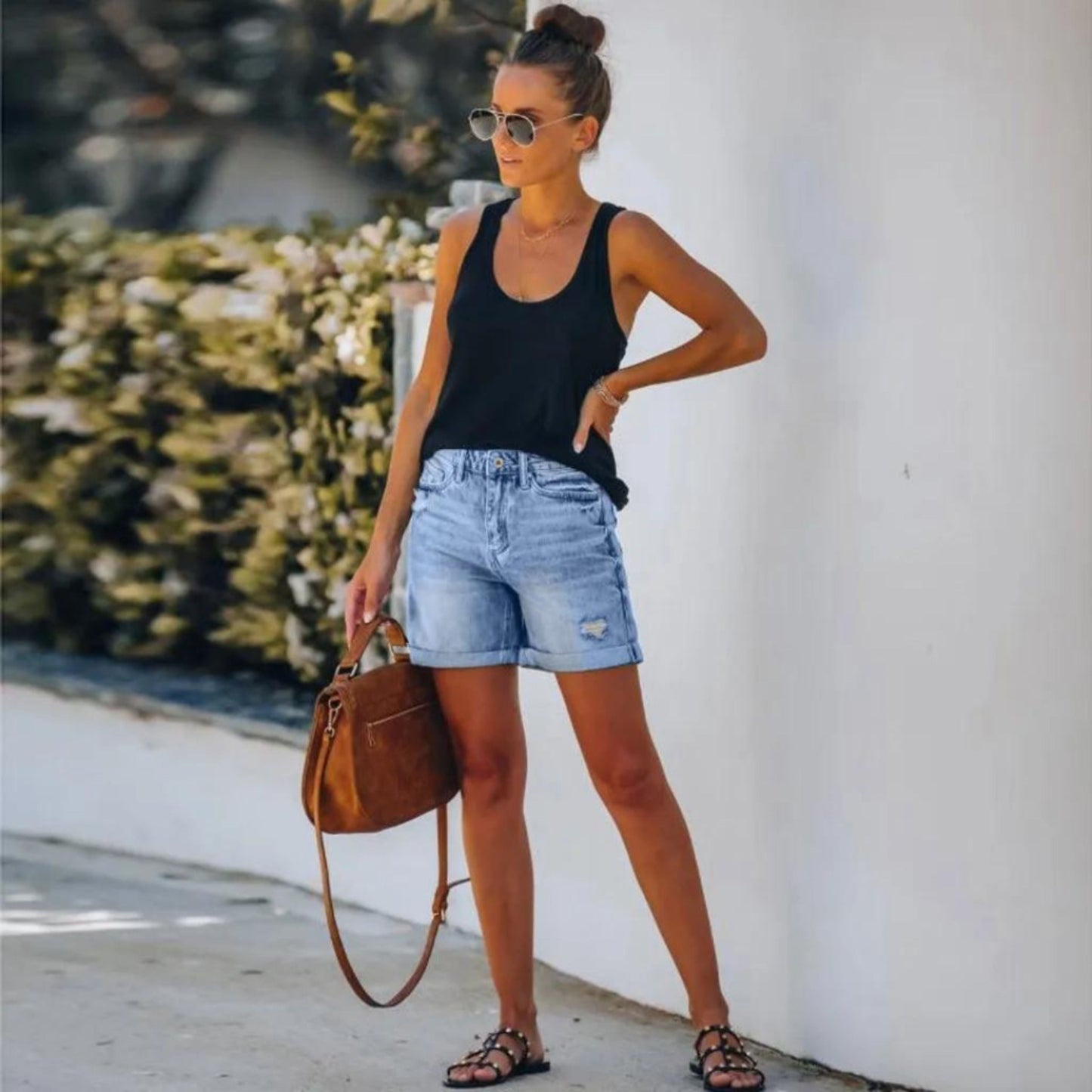 Women's High Waisted Comfort Shorts
